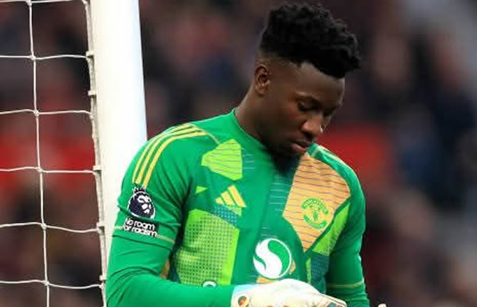 André Onana et Manchester United tiennent en échec Arsenal en Premier League