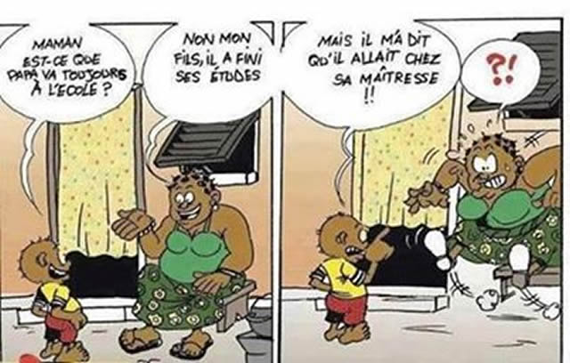 Papa et sa maîtresse