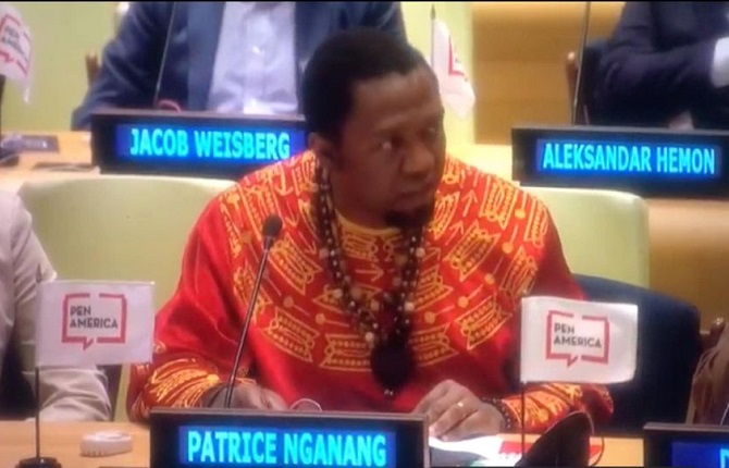 L'écrivain camerounais Patrice Nganang expose à l'ONU, le point vu africain de la guerre en Ukraine