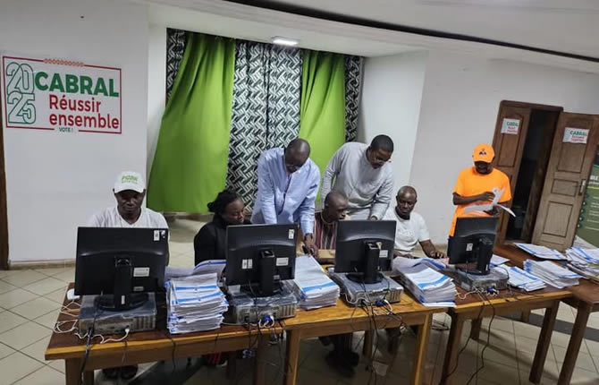 Présidentielle 2025 : le camp Cabral Libii revendique une l?gère avance sur Paul Biya