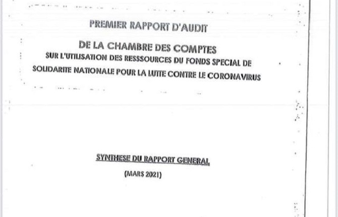 Un rapport explosif de la chambre des comptes sur les détournements des fonds Covid-19 a fuité