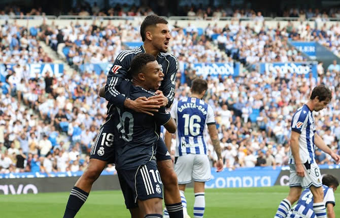 Mbappé porte le Real Madrid ? Anoeta et conserve la tête de la Liga