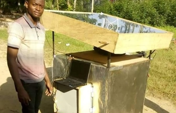 Un jeune ingénieur camerounais invente un réfrigérateur solaire