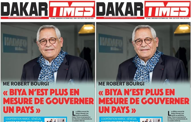 Présidentielle 2025 : Me Robert Bourgi appelle Biya ? renoncer et soutient Issa Tchiroma Bakary