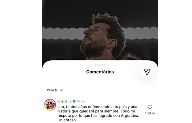 Cristiano Ronaldo brise le silence sur Messi avec un message qui touche le monde du football