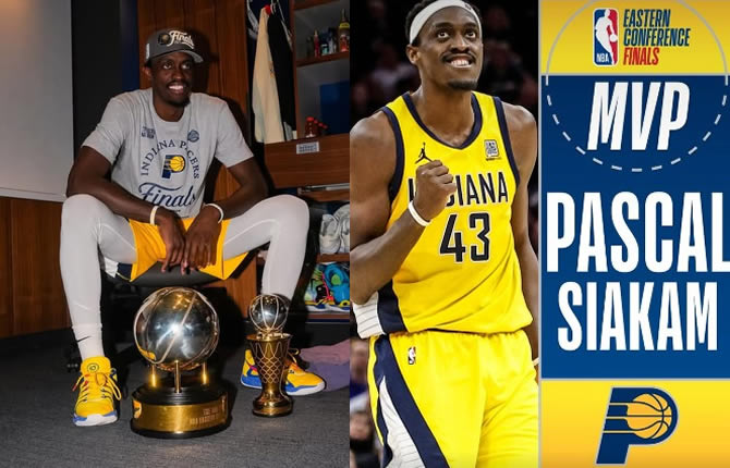 NBA : Pascal Siakam, MVP de la finale de confèrence Est, propulse les Pacers en finale NBA !