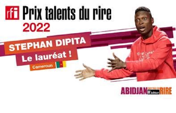 Le camerounais Stephan DIPITA est le lauréat du Prix RFI Talents du rire 2022 