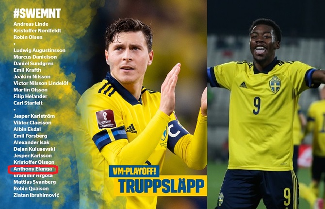 Antony Elanga ferme la porte au Cameroun et choisi officiellement la Suède