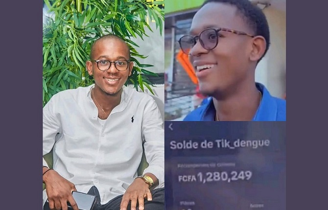 Le jeune influenceur millionnaire Tik Dengue dévoile ses revenus