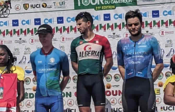 Tour du Cameroun 2025 : L?Algérien Assal Mohamed Nadjib triomphe ? Bafia, Boris Michel Tientcheu garde le maillot jaune !