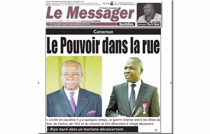 Cameroun : Le pouvoir dans la rue publique