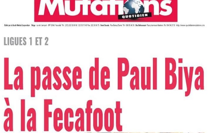Paul Biya entretien la cacophonie à la tête du football camerounais
