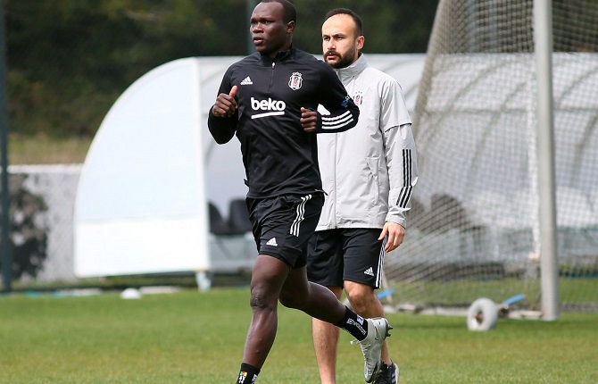Le camerounais Vincent Aboubakar  reprend l'entrainement après sa blessure