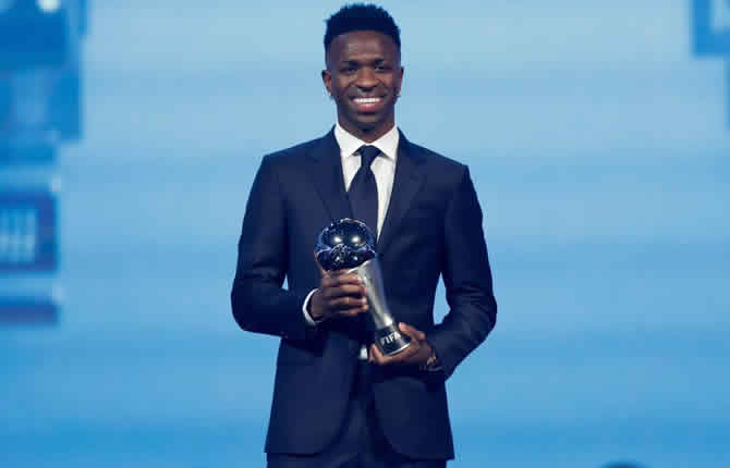 Le Cameroun a voté pour Vinícius Júnior sacré meilleur joueur masculin de la FIFA 2024