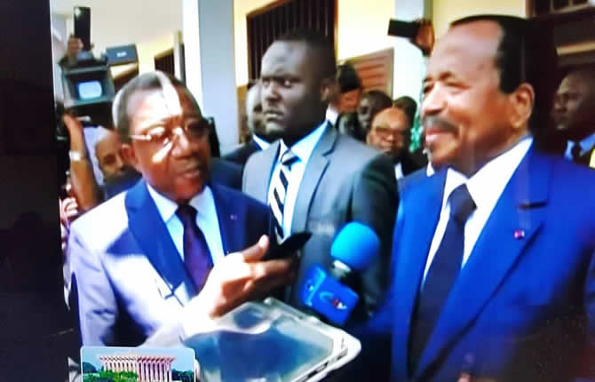 En 2018, le fait majeur de la vie politique camerounaise  est  le 7e mandat de Biya